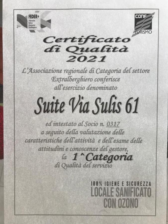 Suite Via Sulis 61 Κάλιαρι Εξωτερικό φωτογραφία